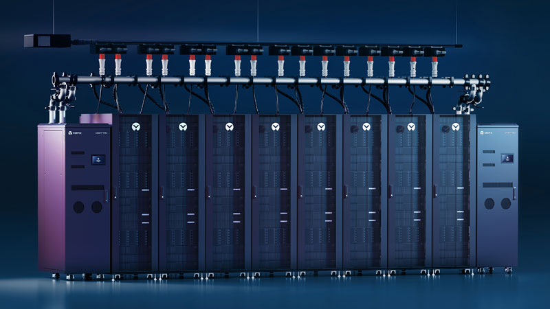 最新发布Vertiv™ AIGC全栈液冷解决方案
